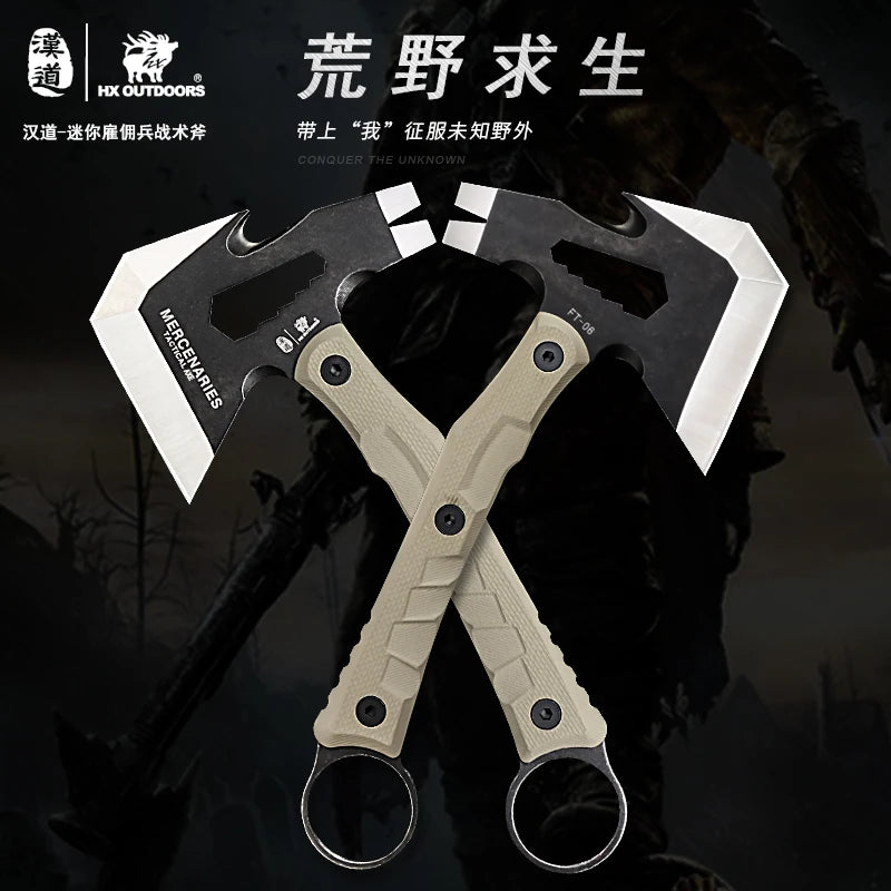 Hx Outdoors Multifunction Tactical Axe Tomahawk Hunting Camping Survival Machete Axes Hand Tool Hatchet Axe Dropshipping