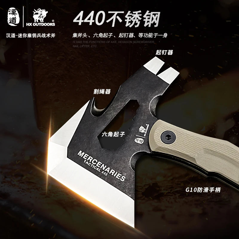 Hx Outdoors Multifunction Tactical Axe Tomahawk Hunting Camping Survival Machete Axes Hand Tool Hatchet Axe Dropshipping