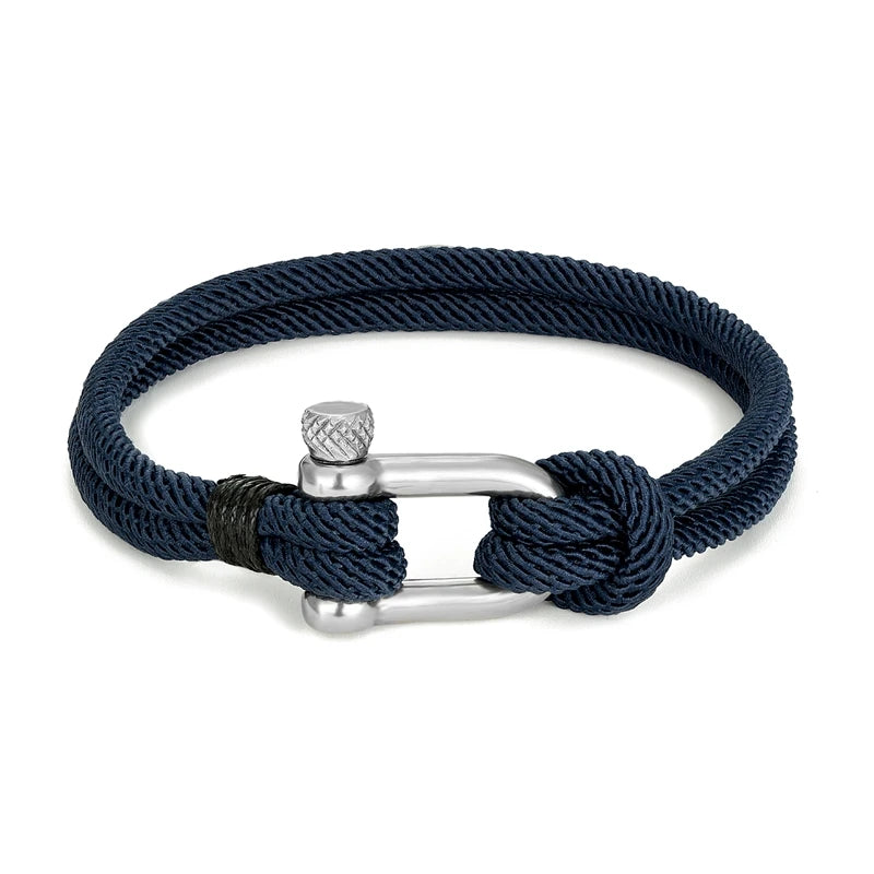 Survival Bracelet for Men Women U Shape Emergency Paracord Rope 316L Buckle Outdoor Camping Hiking Gear Tactical Rescue Bracelet