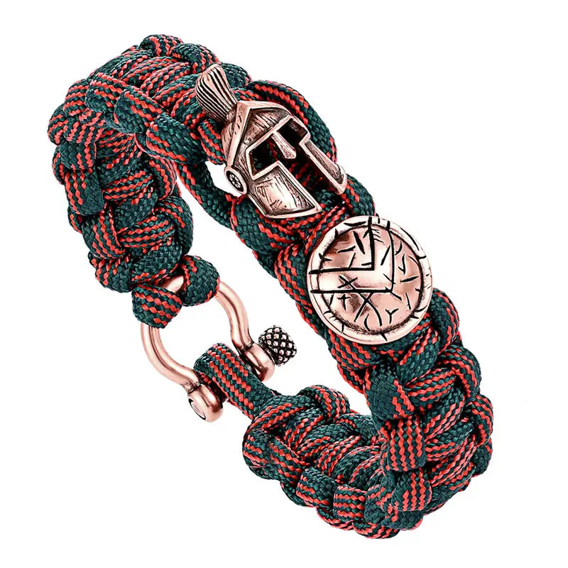Men Bracelet/Sparta/Pulseira Masculina/luxury Camping Outdoor Survival Handmade Rope Bracelets Bangles Vintage Women Bracelets