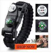 Police Paracords Outdoor Survival Multifunctional Braided Bracelet Camping Emergency Hand Rope Bracelet Camping Hiking