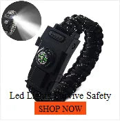 Police Paracords Outdoor Survival Multifunctional Braided Bracelet Camping Emergency Hand Rope Bracelet Camping Hiking