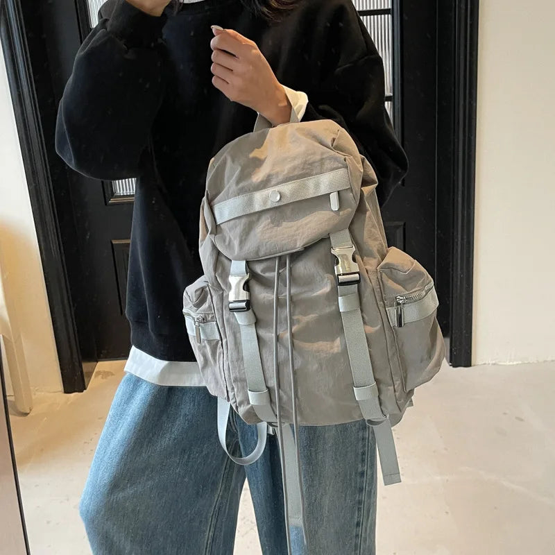2025 Outdoor Hiking Backpack Large Capacity Waterproof Durable Rucksack for Students Travel Fitness Gym