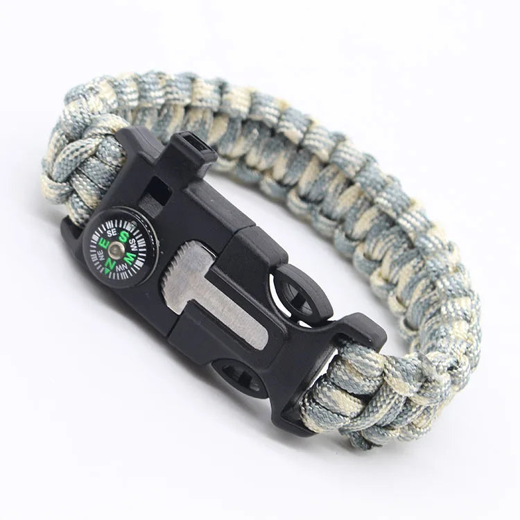 Umbrella Rope Bracelet Survival Bracelet Multifunctional Five-in-One Multifunctional Outdoor Umbrella Rope Camping Adventure