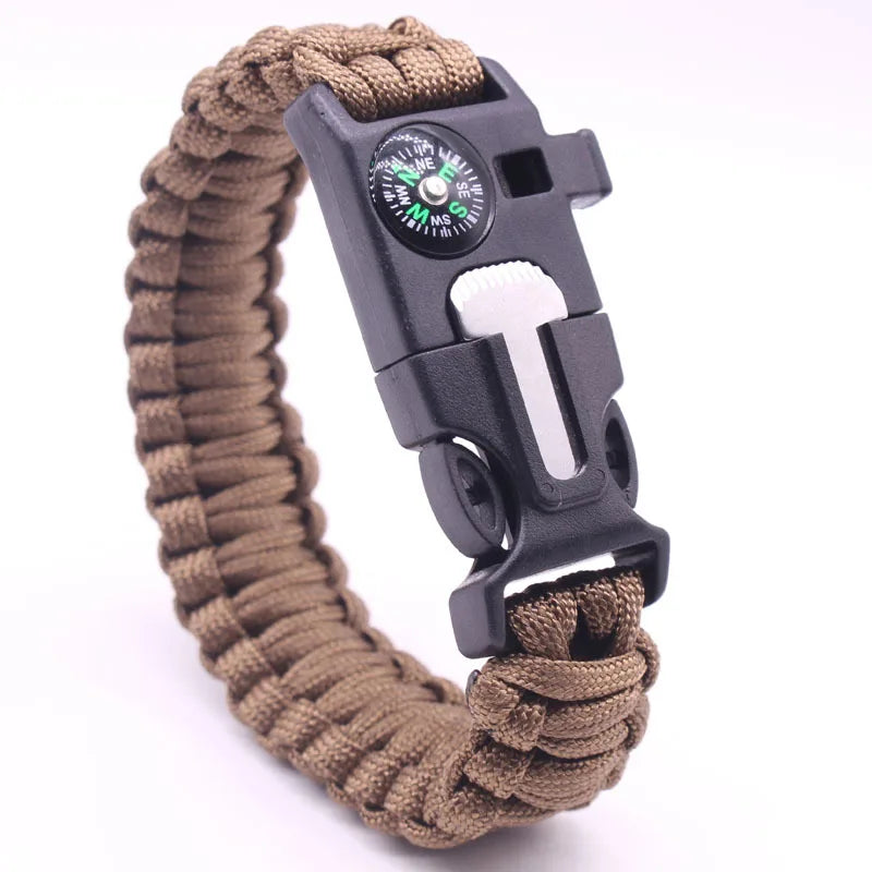 Umbrella Rope Bracelet Survival Bracelet Multifunctional Five-in-One Multifunctional Outdoor Umbrella Rope Camping Adventure