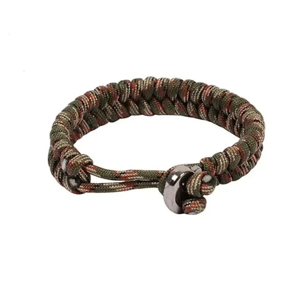 Adjustable Survival Emergency Bracelet Paracord Rope Bracelet Weaving Cord for Men Women OutdoorSport Camping Hiking Accessories