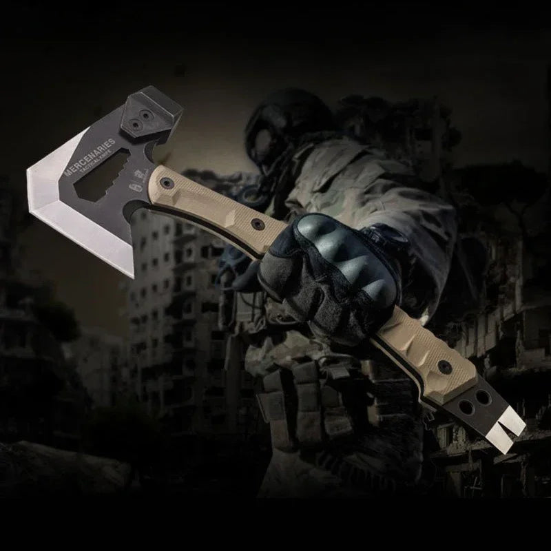 Mercenarys Axe Camping Touris Ax Multifunctional Hatchet Tactical Hunting Tools Tomahawk Hammer Outdoor Survival Accessories