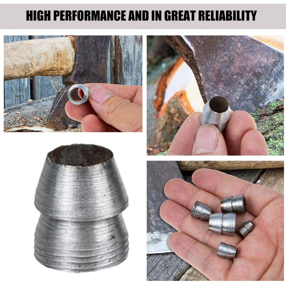 20 Pcs Metal Iron Wedges Hammer Handle Splitting Wedge Set For Axe Claw Hammer Steel For Carpentry Maintenance