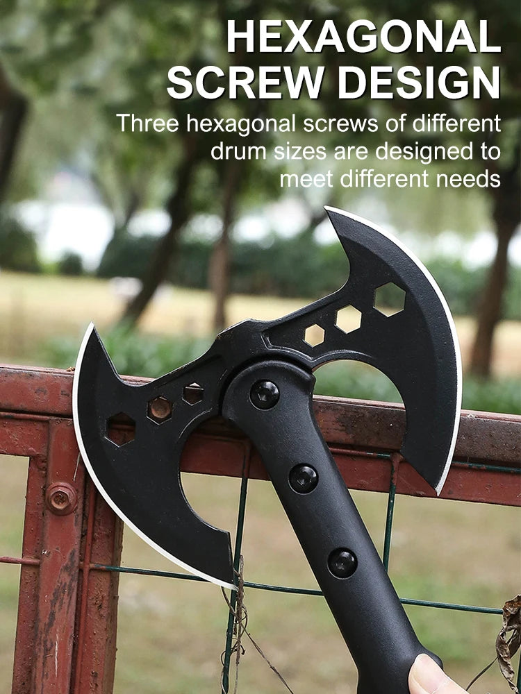 Tactical axe, mountain carving, woodworking axe, chopping wood, firefighting axe, vehicle mounted camping axe