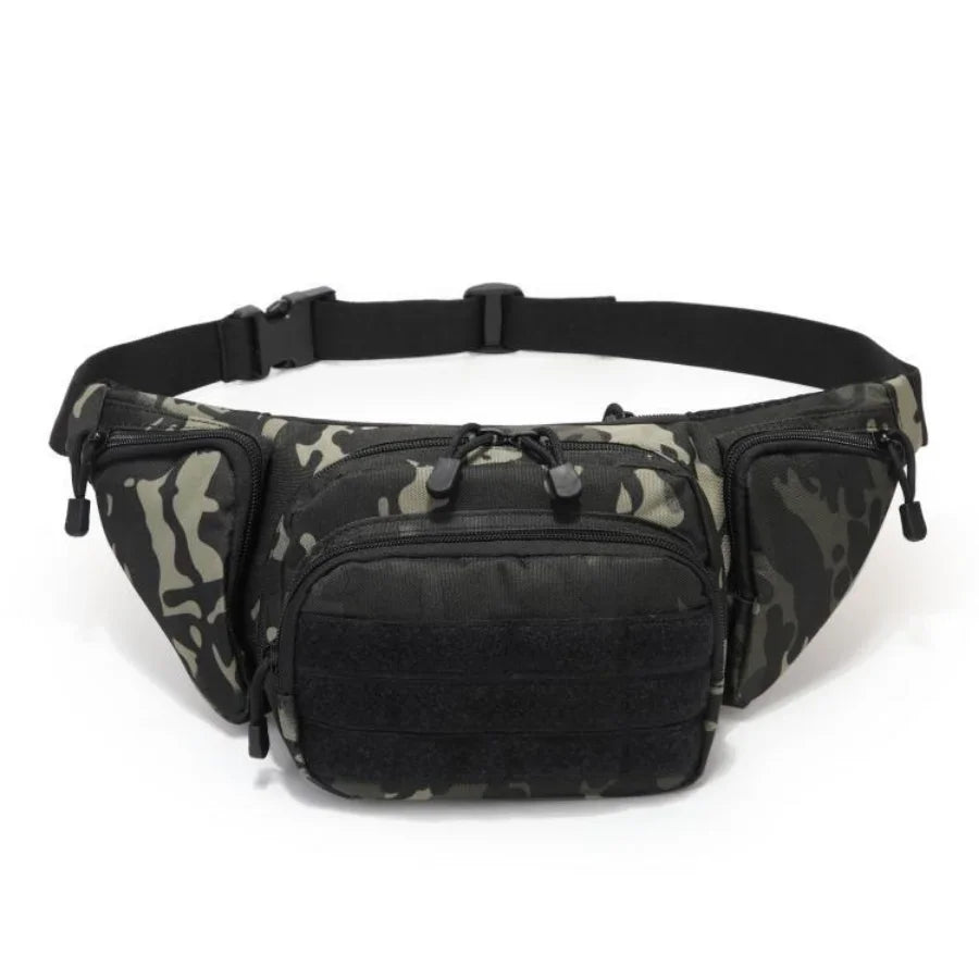 Outdoor Hiking Waist Bag Running Sports Functional Bag Cycling Bag Bum Bag Multi-functional Tool Shoulder Tactical Waist Pack