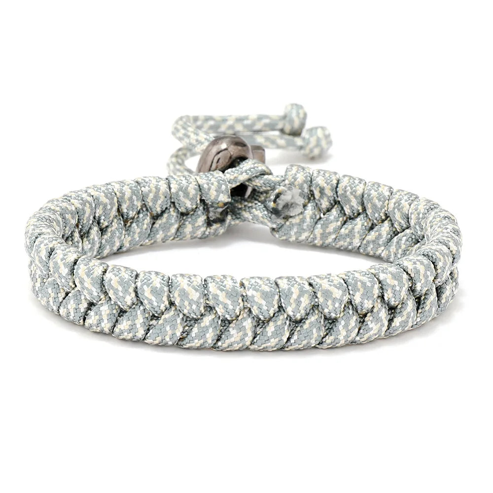 Adjustable Survival Emergency Bracelet Paracord Rope Bracelet Weaving Cord For Men Women OutdoorSport Camping Hiking Accessories
