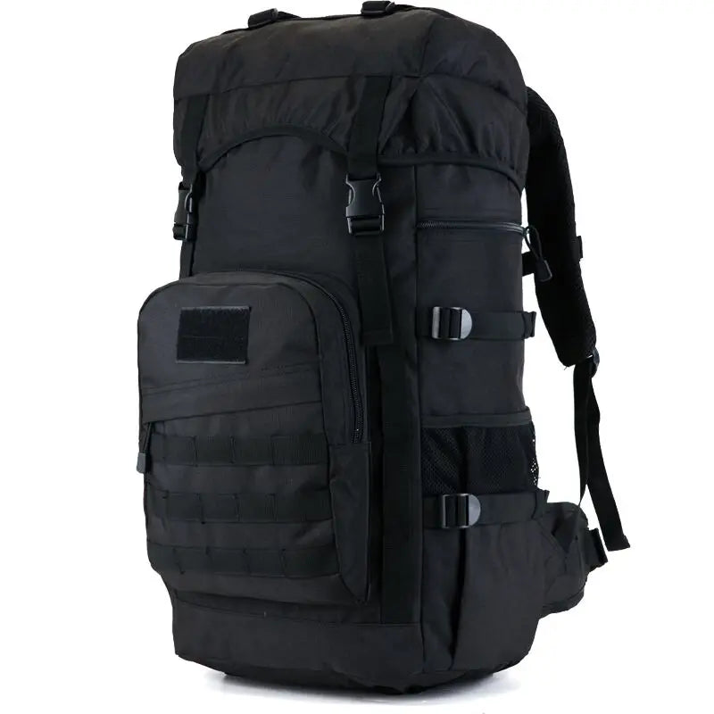 50L Large Capacity Tactical Backpack, 900D Outdoor Camping Mountaineering Bag, Hiking Rucksack, Travel Backpack