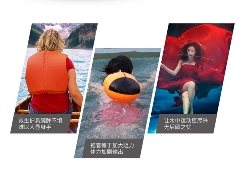 Anti-Drowning Bracelet TPU Lifesaving Wristband Swimming Diving Airbag Floating Kit Device Water Safety Bracelet