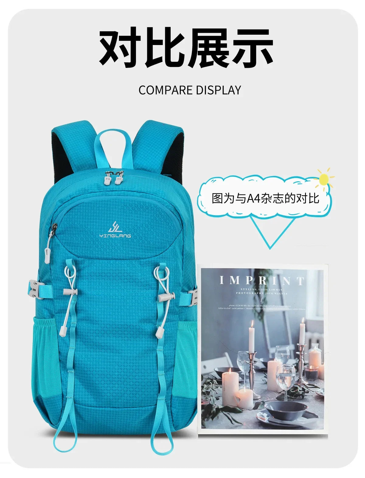 New Outdoor Travel Backpack For Weekend Hiking Backpack Portable Travel Backpack Hiking Backpack Cycling Bag School Bag