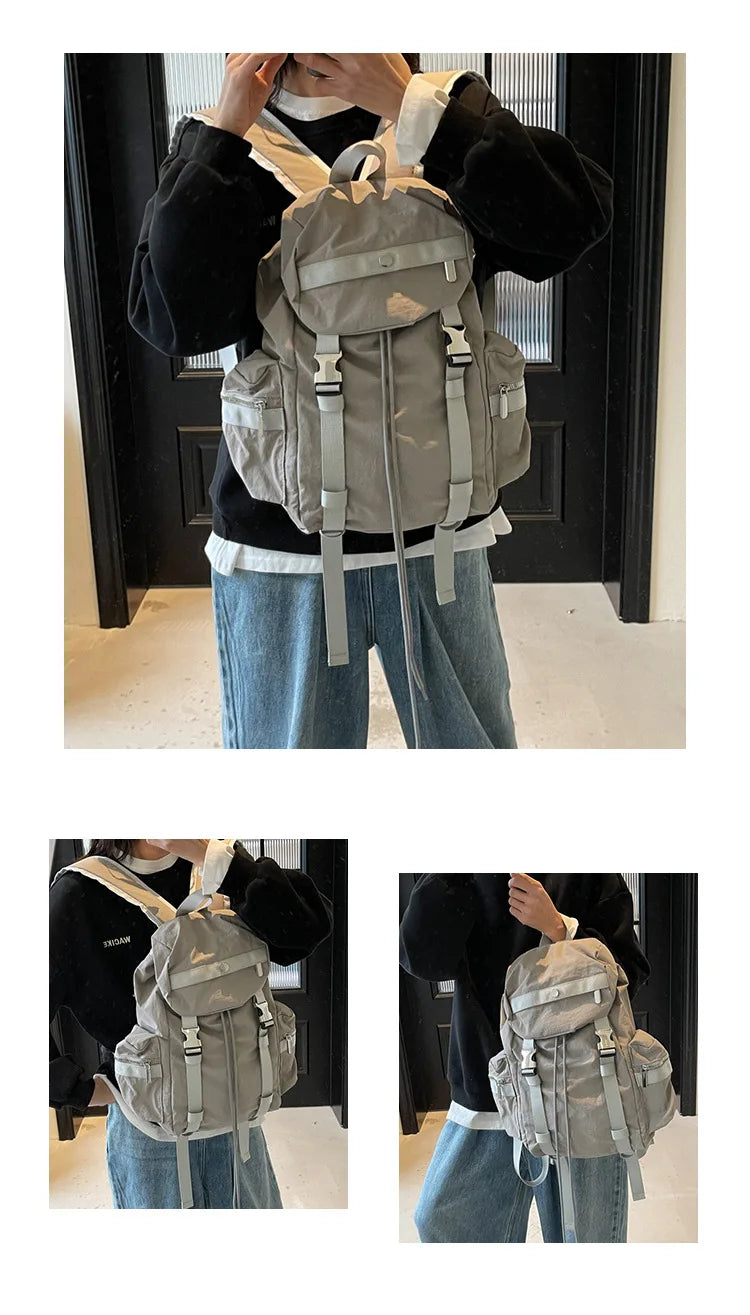 2025 Outdoor Hiking Backpack Large Capacity Waterproof Durable Rucksack for Students Travel Fitness Gym