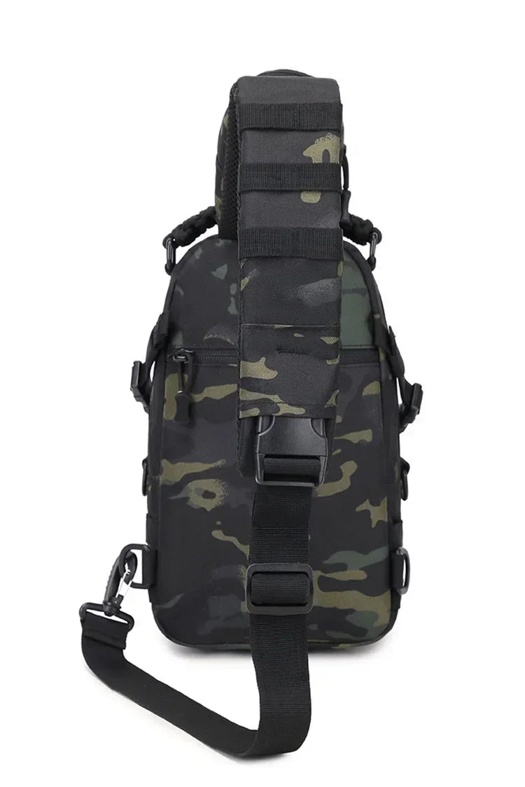 Outdoor camping chest bag tactical backpack sports shoulder hiking climbing ride fishing Moore Sling EDC EDC Fanny Pack