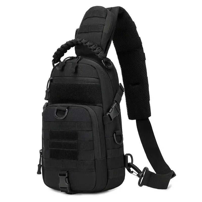 Outdoor camping chest bag tactical backpack sports shoulder hiking climbing ride fishing Moore Sling EDC EDC Fanny Pack