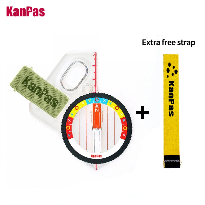 KANPAS elite competition orienteering thumb compass with silicon ring,MA-43-FS