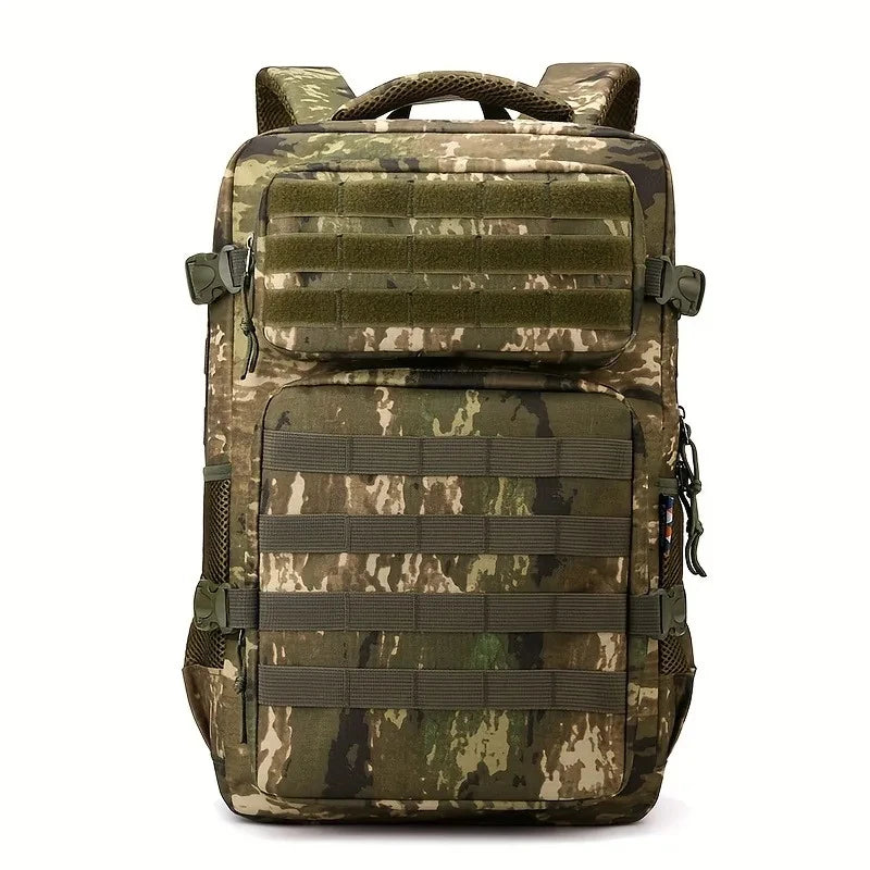 Tactical Backpacks Men's Camouflage Backpack, Hiking And Camping Backpack, LargeCapacity Multi-layer Outdoor Sports Backpack