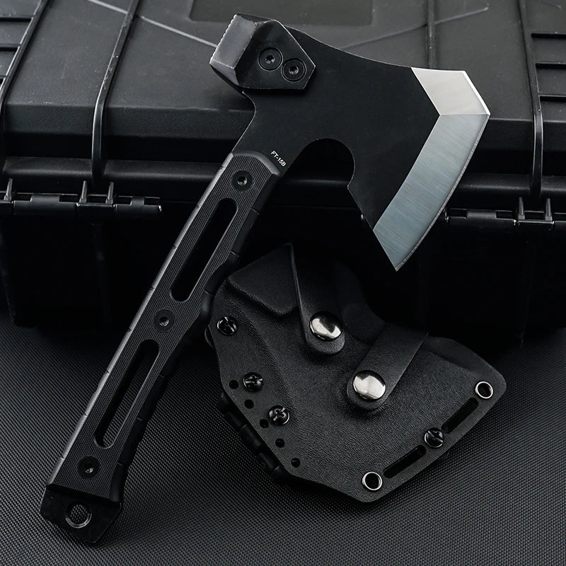 HX OUTDOORS Mercenarys Full Tang Camping Survival Touris Axe Hatchet Tactical Multifunctional Hunting Tools Tomahawk Hammer axes