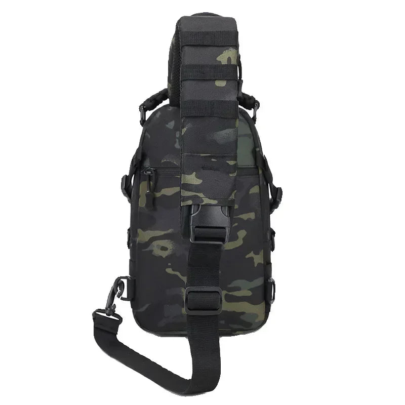 Outdoor camping chest bag tactical backpack sports shoulder hiking climbing ride fishing Moore Sling EDC EDC Fanny Pack