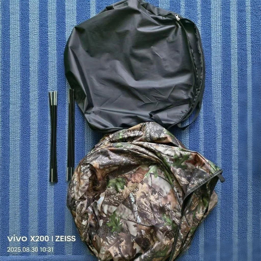 Outdoor Camouflage Camouflage Bird Watching Tent 270 ° Forest Multi-person Round Portable Hunting Tent