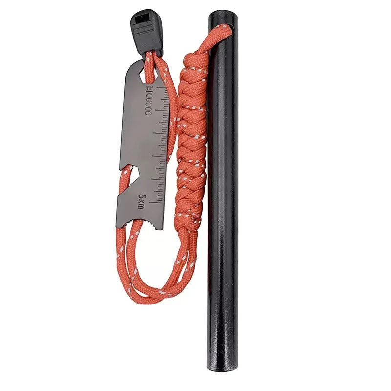 Bear Grylls Survival Fire Starter Magnesium Flint Rod Portable Emergency Firesteel Kit Lighters Smoking for Camping Hiking Tool