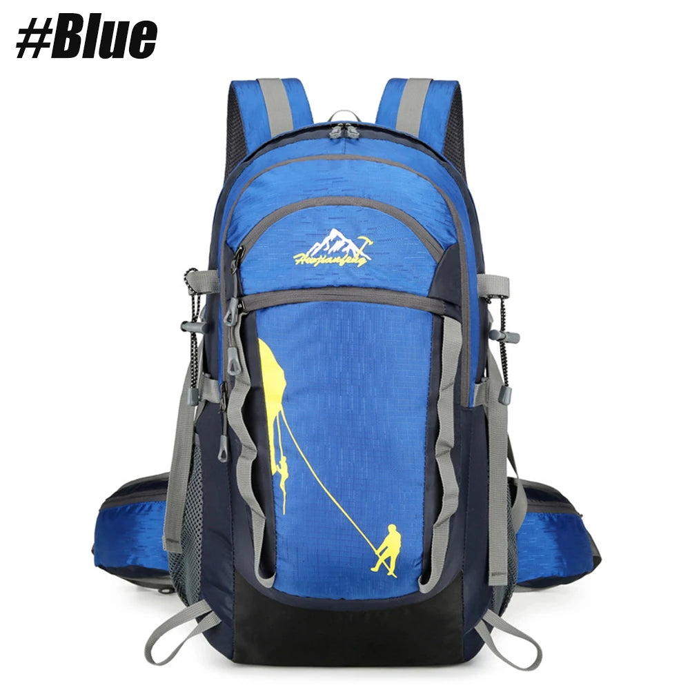 Hiking Backpack 40L, Lightweight Travel Backpack Camping Essentials Bag Outdoor Sport Daypack Trekking Hunting Adventure Gear