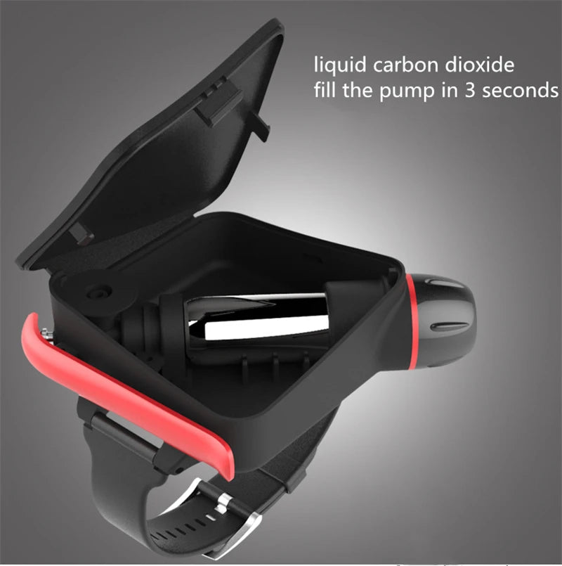 Anti-Drowning Bracelet TPU Lifesaving Wristband Swimming Diving Airbag Floating Kit Device Water Safety Bracelet