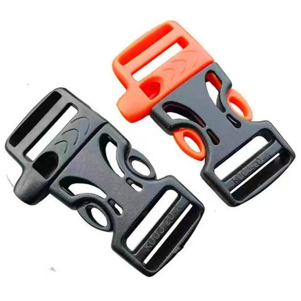 Safety Buckles Woven Bracelet Luggage Survival Tools Strap Buckles Emergency Buckles Whistle Buckles Quick Release Buckles