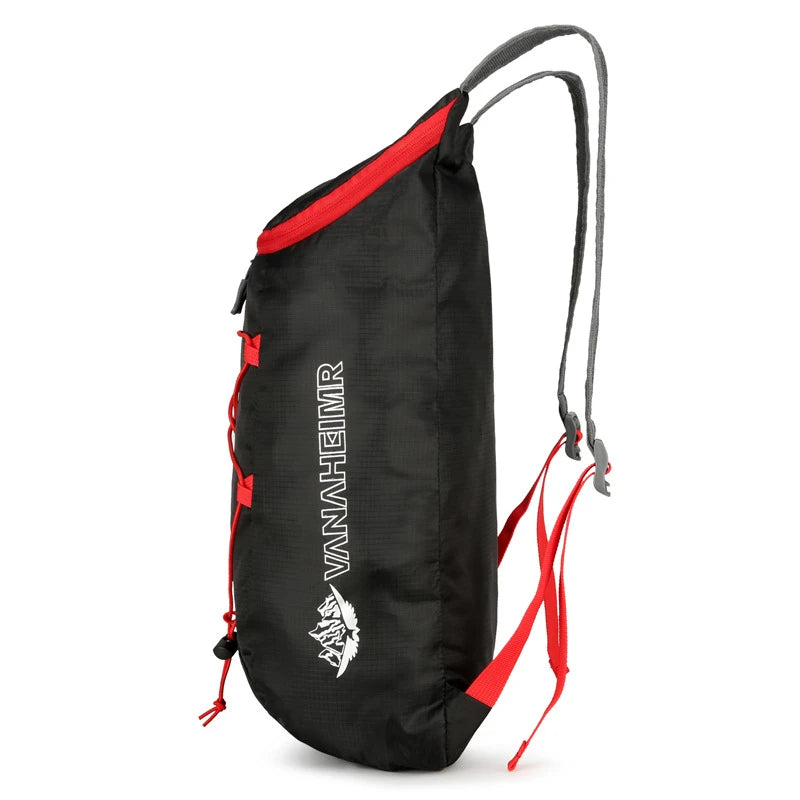 Camping Hiking Multifunctional Outdoor Folding Sports Backpack Ultra Lightweight Carrying Waterproof Nylon Fabric Fitness Bag