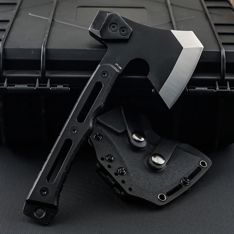 HX OUTDOORS Mercenarys Full Tang Camping Survival Touris Axe Hatchet Tactical Multifunctional Hunting Tools Tomahawk Hammer axes