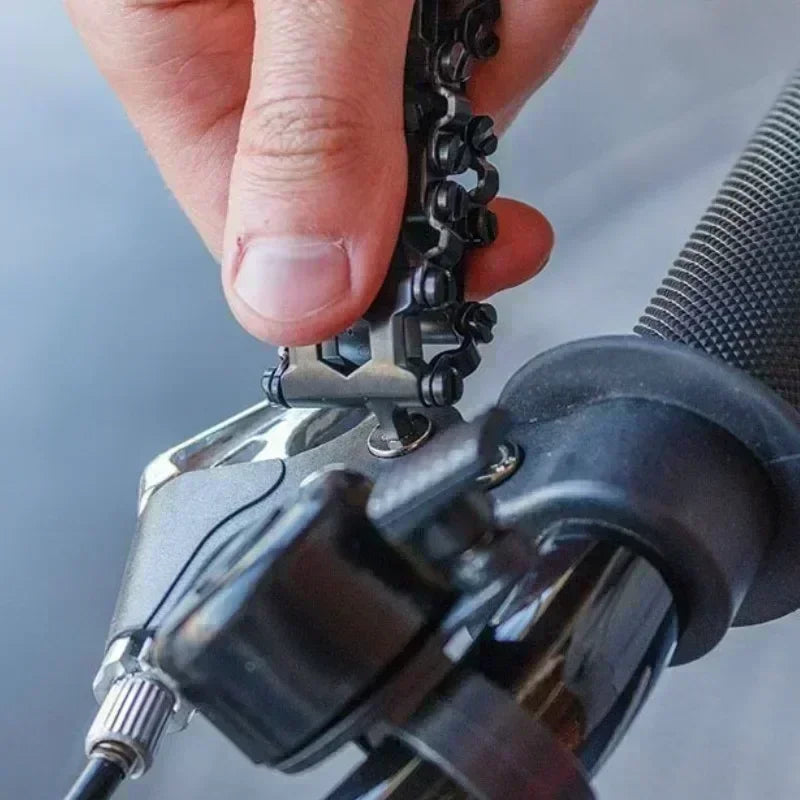 Survival Multitools Silver Bracelet Stainless Steel Bracelet Outdoor Multitools Trend Bracelet Bracelet For Camping Travel