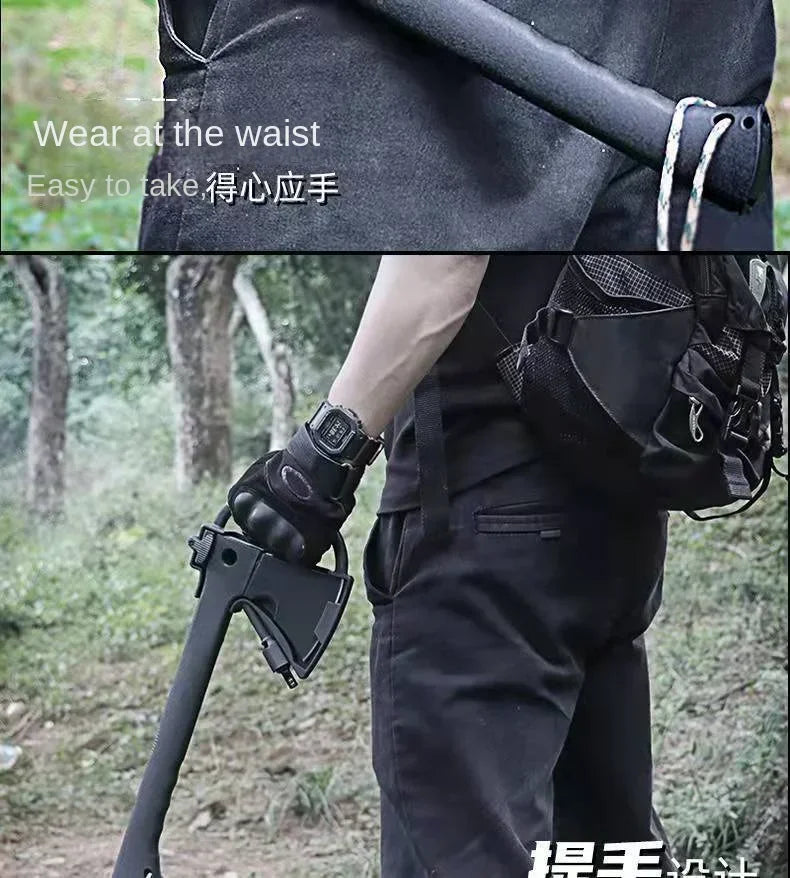 Outdoor Axe Mountain Caving Axe FirewoodTactical Camping Survival Equipment Mountain Cutting Axe multi tool tactical equipment