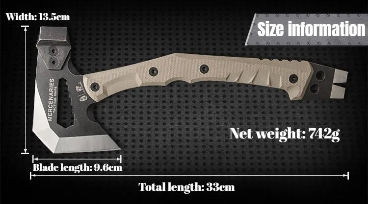 Mercenarys Axe Camping Touris Ax Multifunctional Hatchet Tactical Hunting Tools Tomahawk Hammer Outdoor Survival Accessories