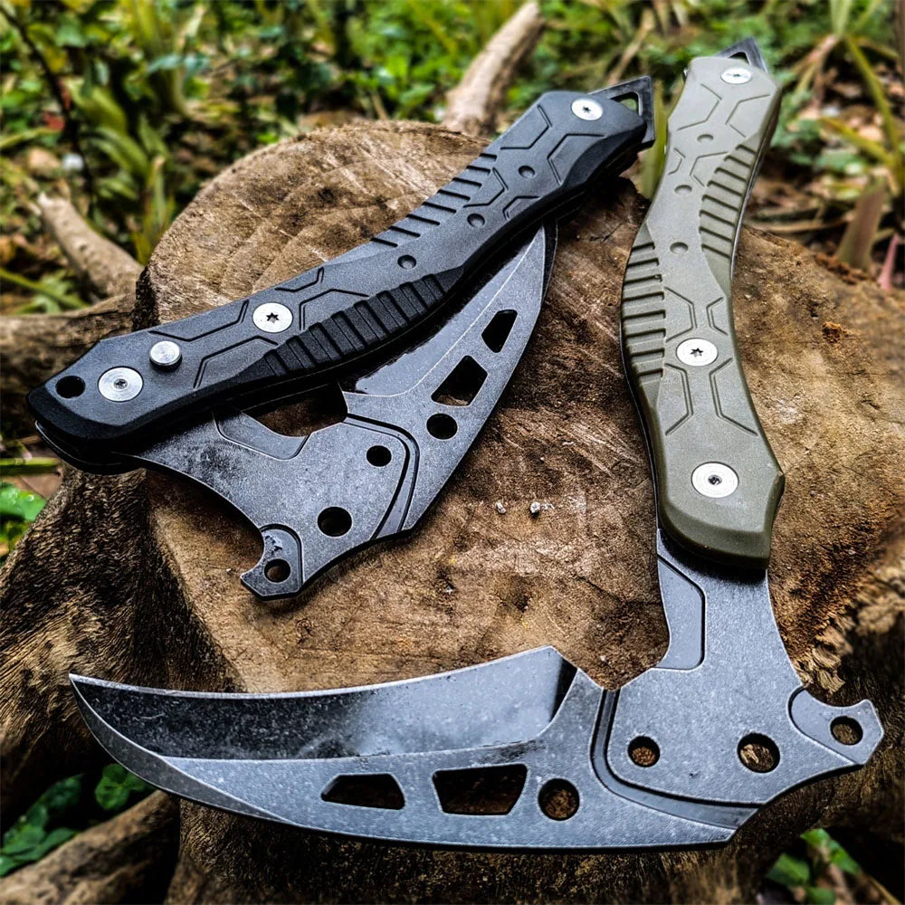 Foldable Survival Fire Axe Outdoor Camping Tactical Axes Multi-purpose Bushcraft Axe Self-defense Hand Ax Wilderness Survival