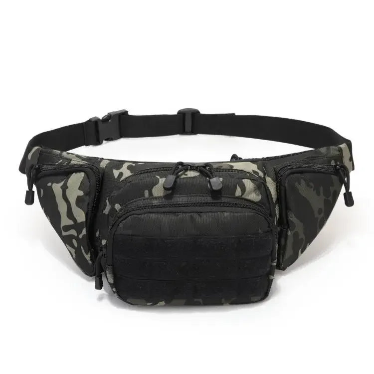 Outdoor Hiking Waist Bag Running Sports Functional Bag Cycling Bag Bum Bag Multi-functional Tool Shoulder Tactical Waist Pack