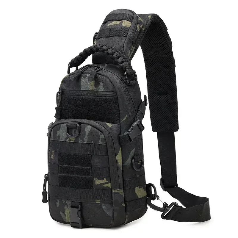 Outdoor camping chest bag tactical backpack sports shoulder hiking climbing ride fishing Moore Sling EDC EDC Fanny Pack