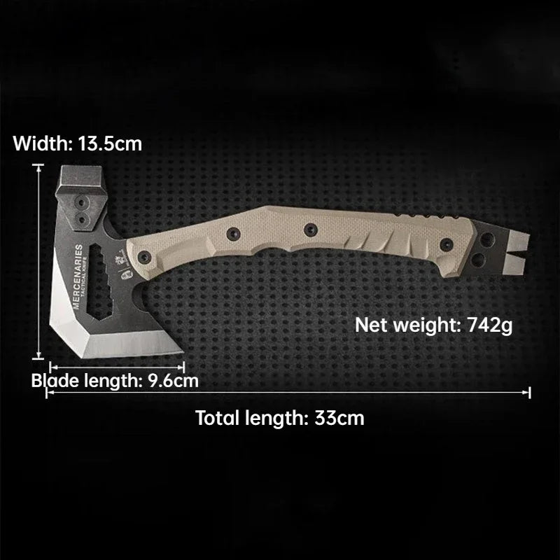 Mercenarys Axe Camping Touris Ax Multifunctional Hatchet Tactical Hunting Tools Tomahawk Hammer Outdoor Survival Accessories
