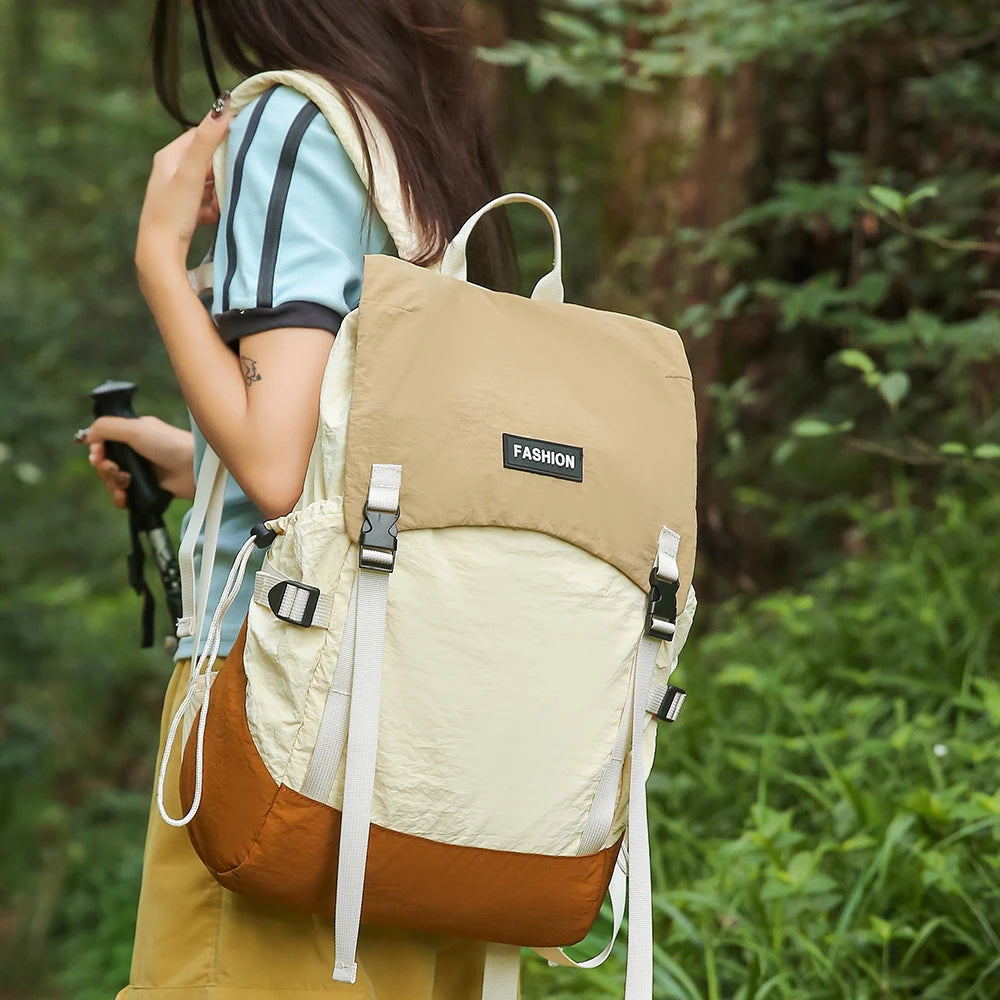 Hiking Backpack 2025 New Backpack, Women's Lightweight Travel Backpack, Large Capacity Commuting Computer Bag