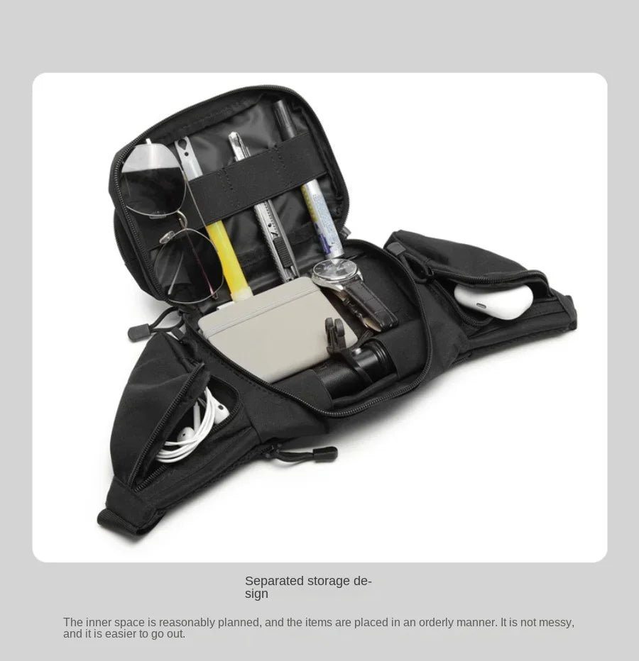Outdoor Hiking Waist Bag Running Sports Functional Bag Cycling Bag Bum Bag Multi-functional Tool Shoulder Tactical Waist Pack