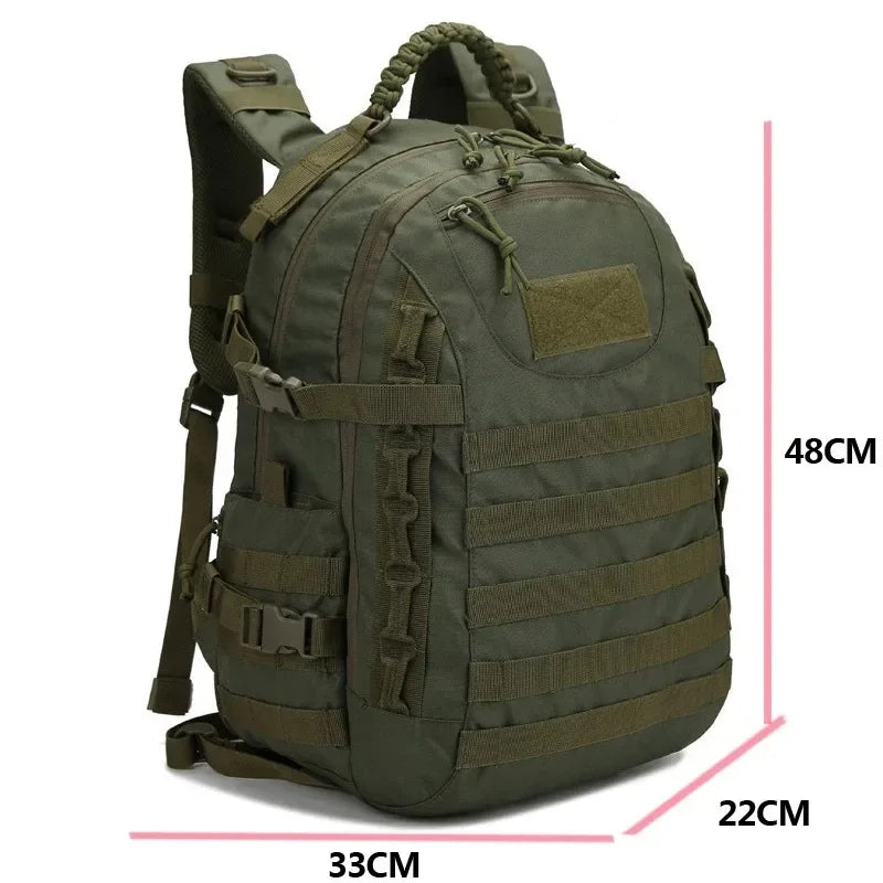 35L Hiking Backpack Men Tactical Backpack Softback Large Capacity Rucksack Outdoor Camping Hunting Trekking Sport Bag