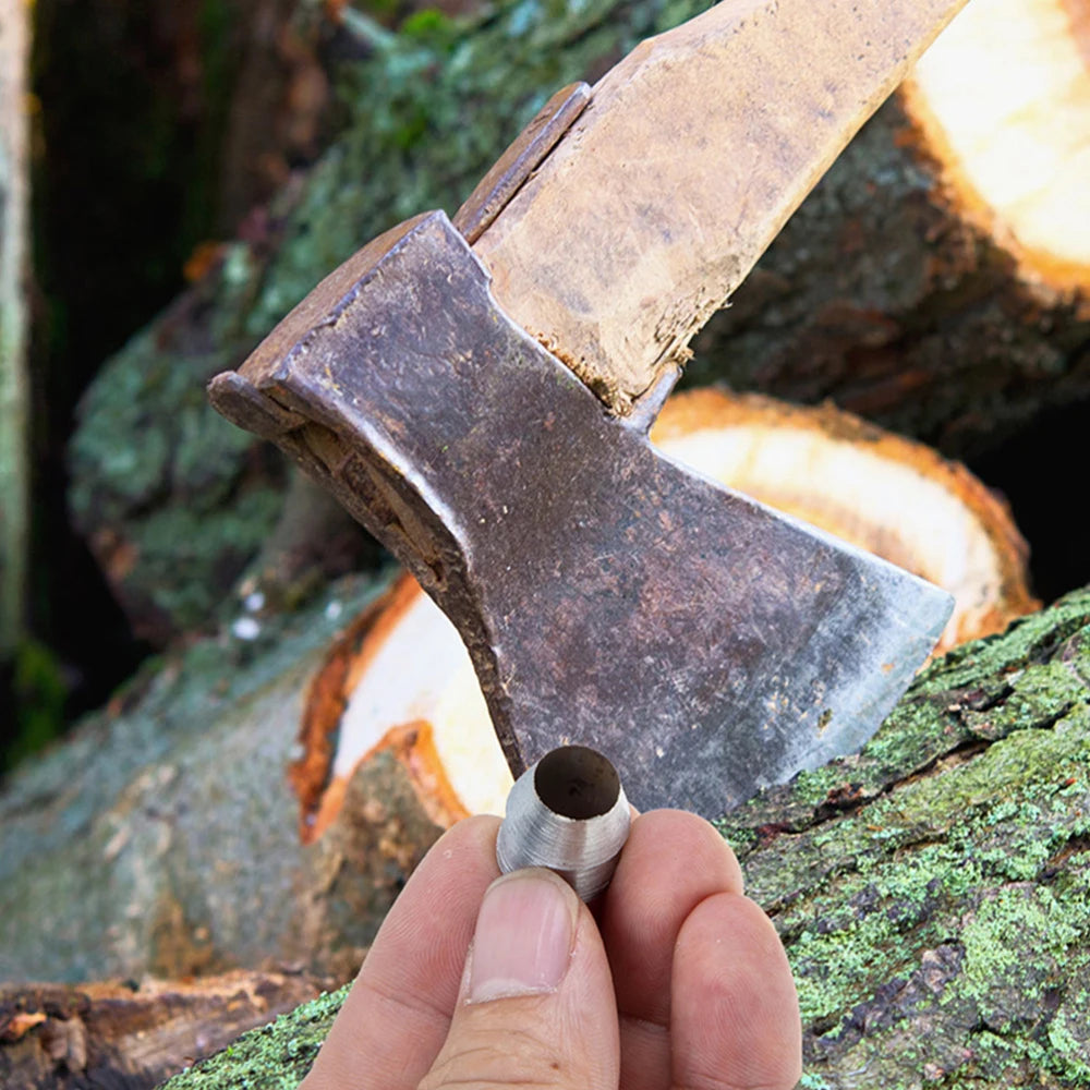 20 Pcs Metal Iron Wedges Hammer Handle Splitting Wedge Set For Axe Claw Hammer Steel For Carpentry Maintenance