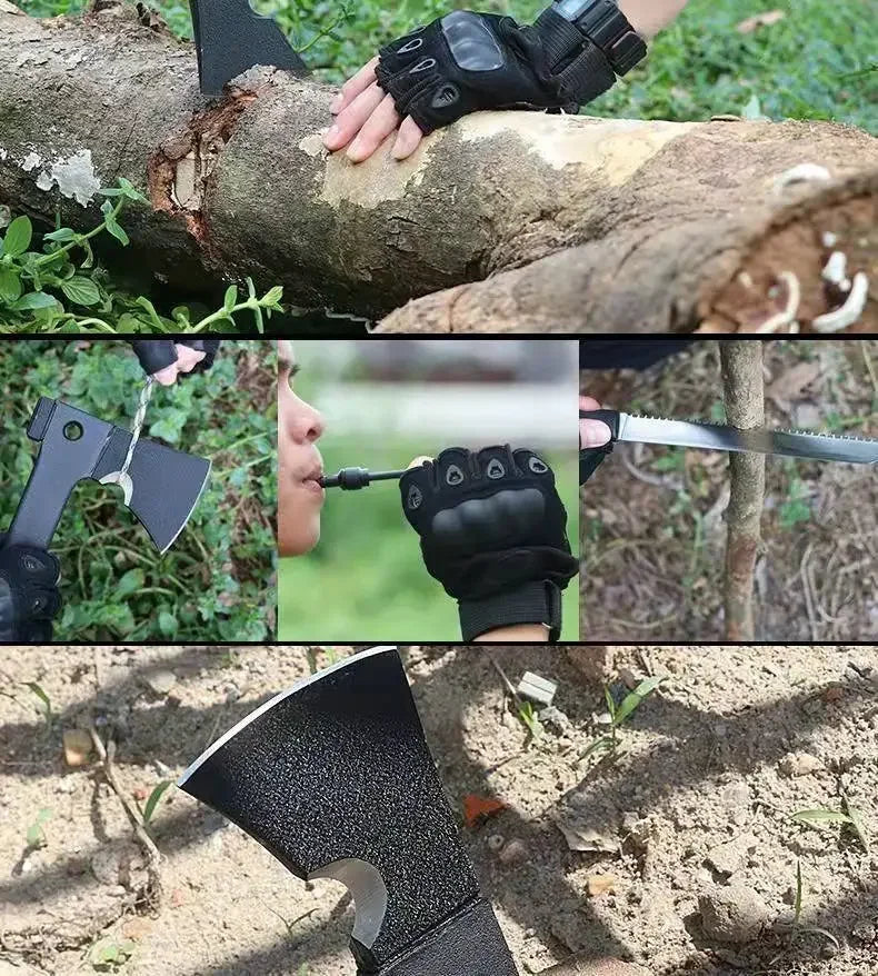 Outdoor Axe Mountain Caving Axe FirewoodTactical Camping Survival Equipment Mountain Cutting Axe multi tool tactical equipment