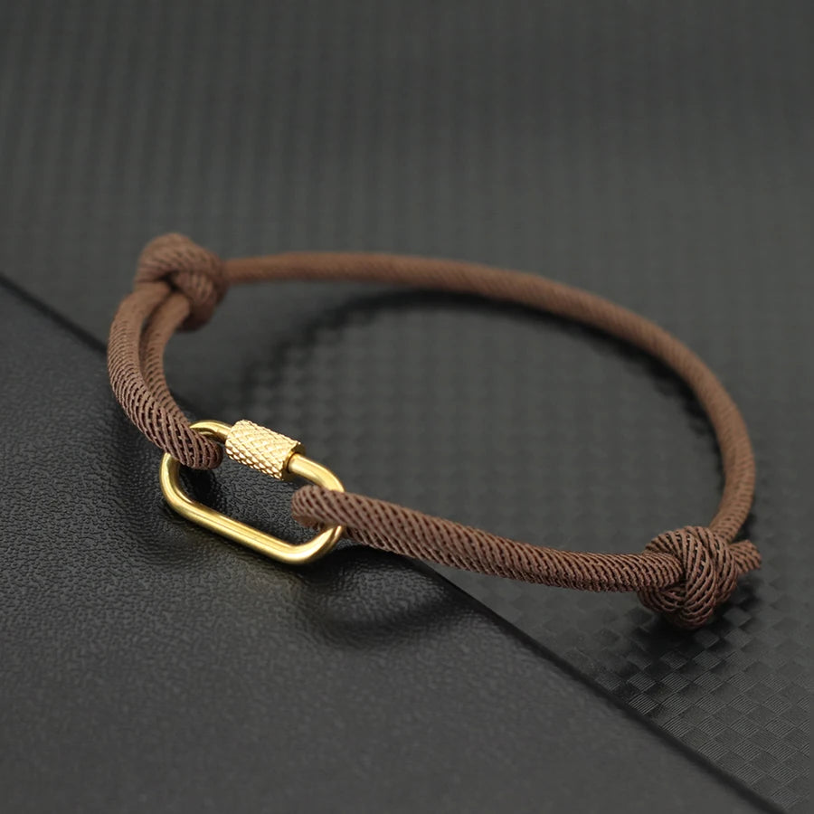 Adjustable Survival Bracelet With Multi-color Options Stainless Steel Clasp For Men Outdoor Adventures Grade A 3mm Rope Braslet