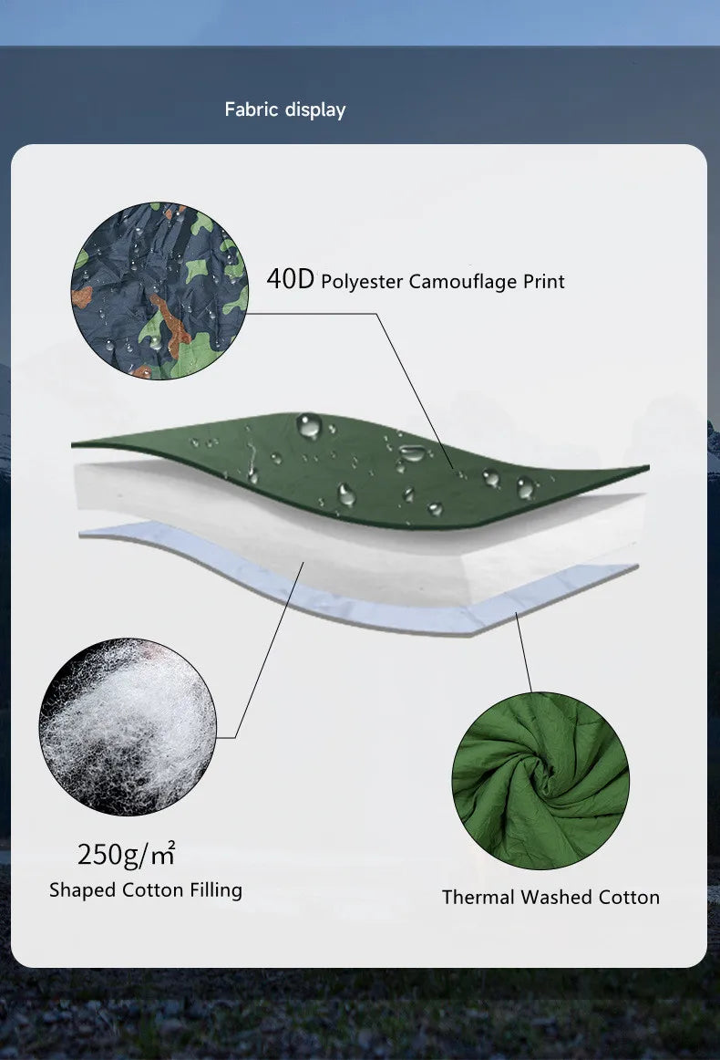 TRAVELER All-in-One Sleeping Bag Hammock, Portable Outdoor Camping Bed with Underquilt, Cold Proof Windproof Travel Gear