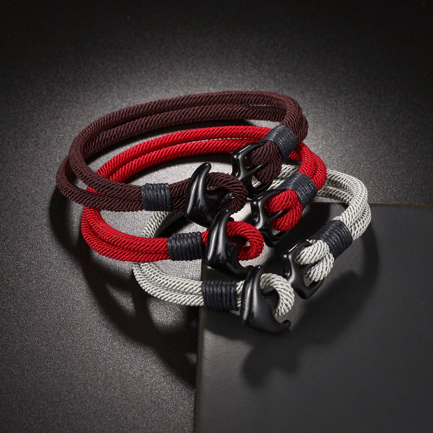 New Fashion Anchor Bracelet Men Handmade Survival Bracelet Male Bracelets Women Friend Gift Party Jewelry Pulseira Senhora