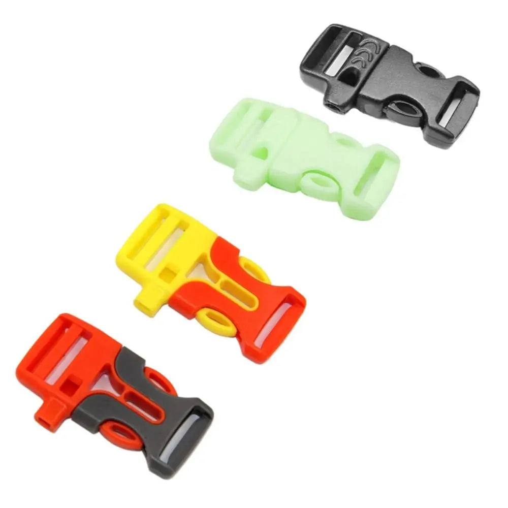 Safety Buckles Woven Bracelet Luggage Survival Tools Strap Buckles Emergency Buckles Whistle Buckles Quick Release Buckles
