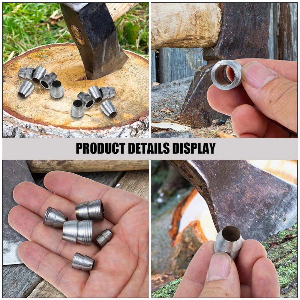 20 Pcs Metal Iron Wedges Hammer Handle Splitting Wedge Set For Axe Claw Hammer Steel For Carpentry Maintenance