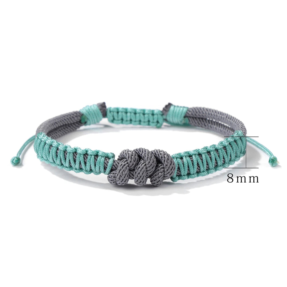 New Fashion Men Rope Bracelet Colorful Survival Braclet Gift For Him Camping Lucky Minimalist Yoga Party Jewelry Dropshipping